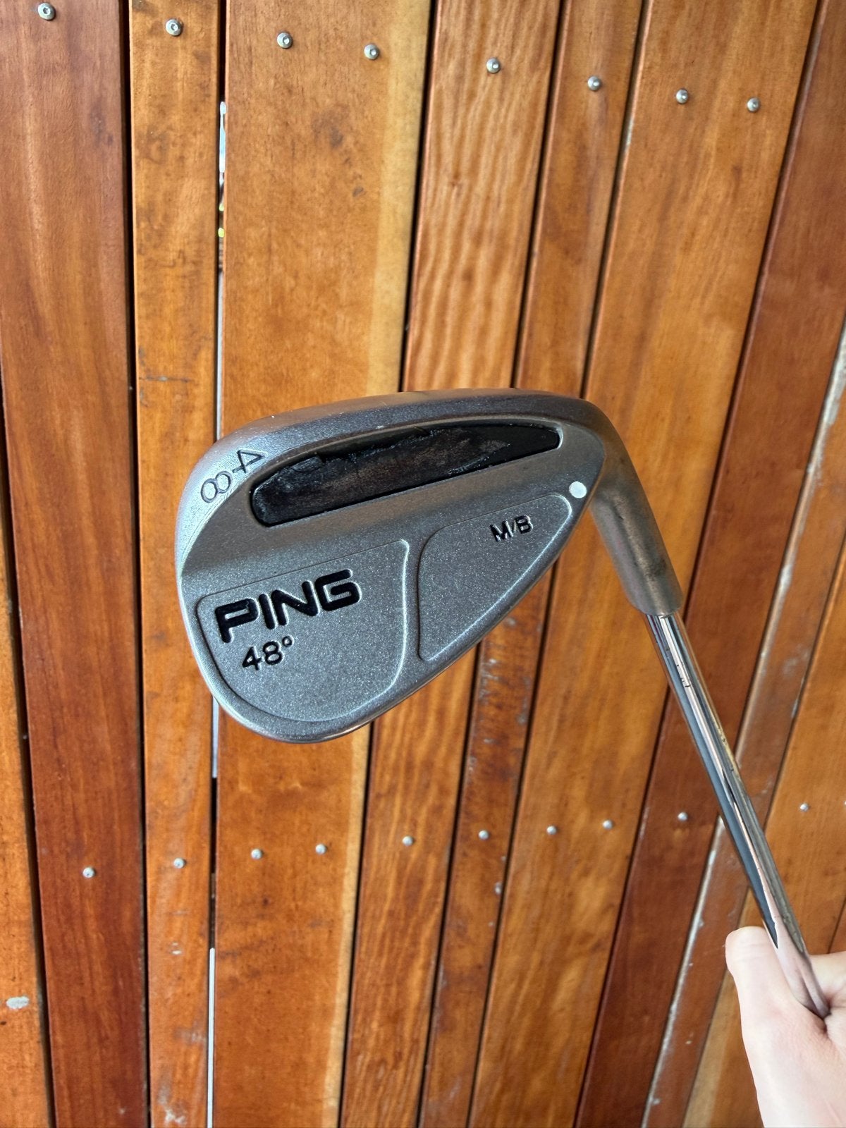 Ping MB gap wedge 50 graden - 1 inch verlengd - 3* upright, Ophalen of Verzenden, Gebruikt, Club, Ping