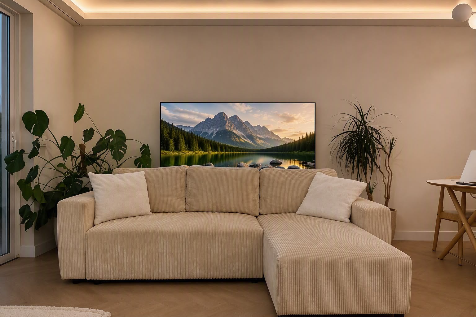 Lounge slaapbank, Huis en Inrichting, Banken | Bankstellen, Hoekbank, Ophalen of Verzenden, Zo goed als nieuw, Stof