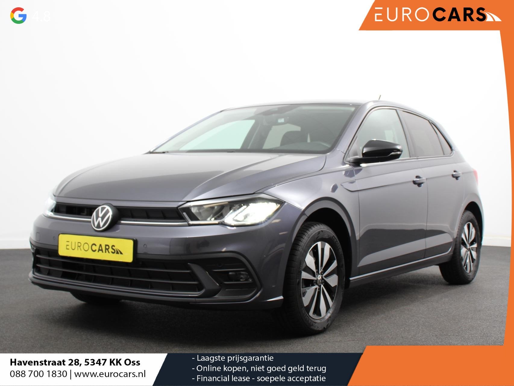 Volkswagen Polo 1.0 TSI DSG Goal Automaat DEMO ! Navigatie A, Stof, Gebruikt, Zwart, 95 pk