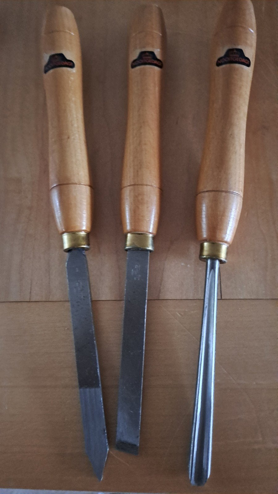 Vintage Nooitgedacht houtdraaibeitelset, Ophalen of Verzenden, Gebruikt, Beitel, Nooitgedacht
