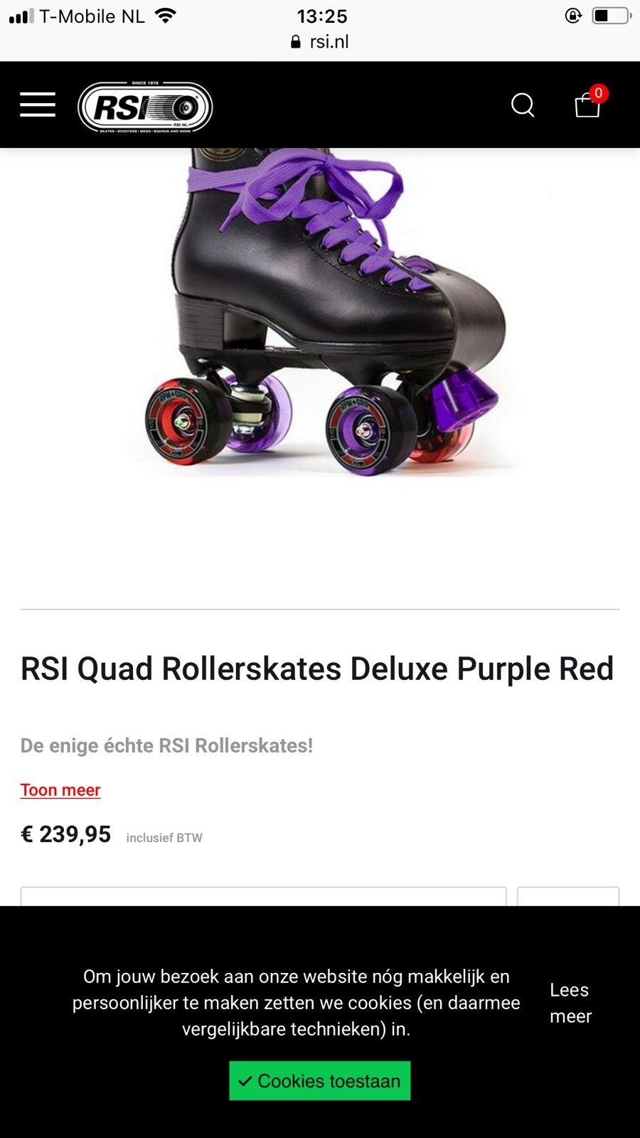 RSI Rollerskates - Zo goed als nieuw, Ophalen, Zo goed als nieuw