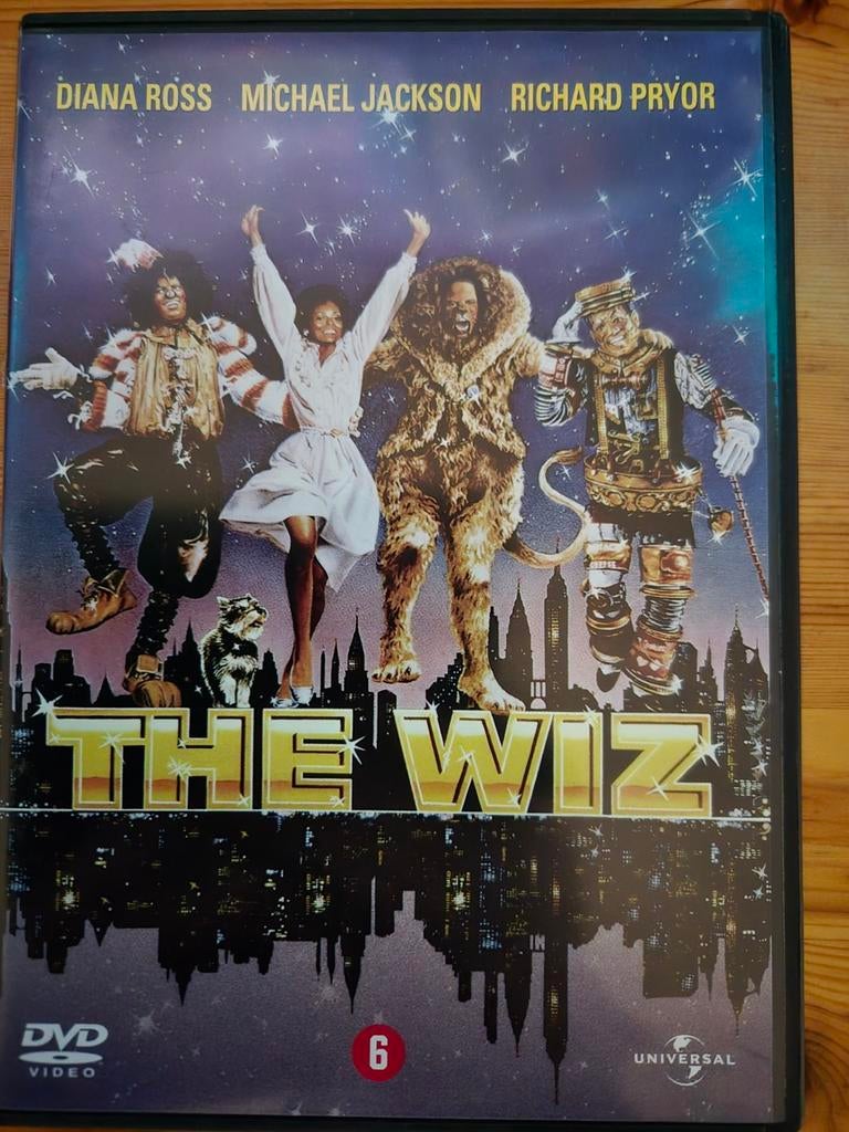 The Wiz DVD - met Michael Jackson, Vanaf 6 jaar, Ophalen of Verzenden, Zo goed als nieuw, Overige genres