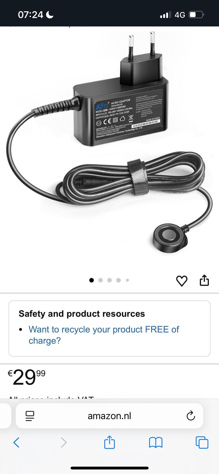 KFD Charger Philips SpeedPro Cable Vacuum Cleaner, Ophalen of Verzenden, Zo goed als nieuw