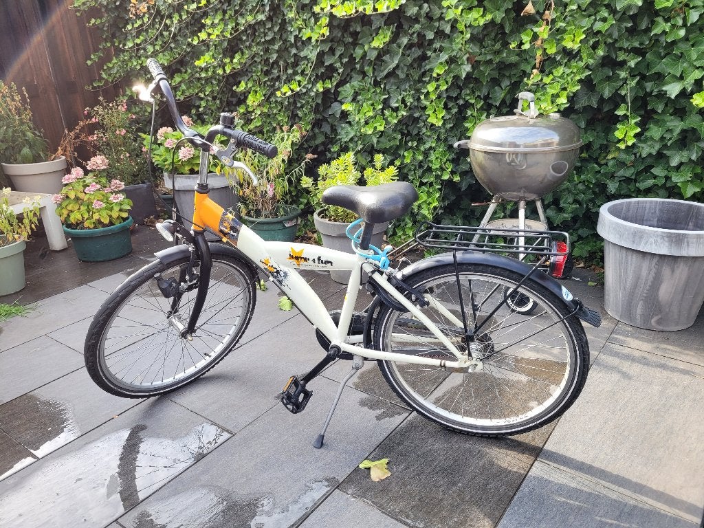Jongens fiets, Gebruikt, Velgrem, Handrem, 20 inch