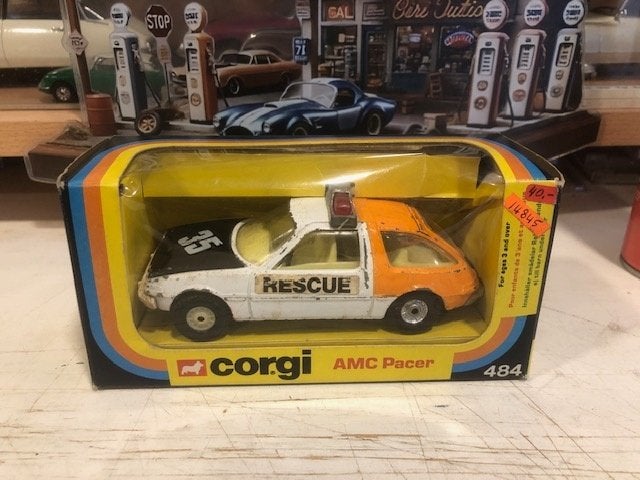 1:32 - 36 AMC Pacer Resque Corgi in doos, Ophalen of Verzenden, Gebruikt, Auto, Corgi