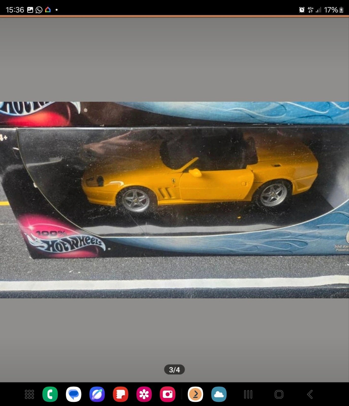 2x Ferrari F360 en 550 Maranello Hot Wheels schaalmodellen, Ophalen of Verzenden