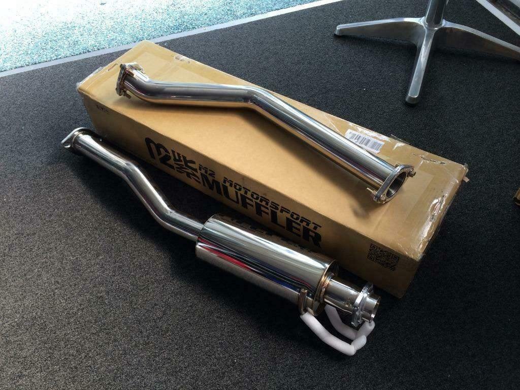 M2 Performance Einddemper - Honda Civic EG EK EP1 EP2 EP3 HB, Ophalen of Verzenden