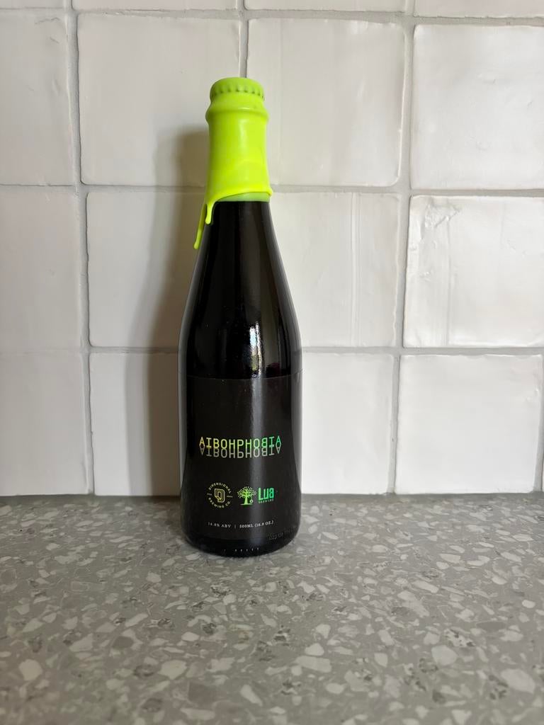 US stout bier Dimensional Aibohphobia 2025, Verzamelen, Ophalen of Verzenden, Zo goed als nieuw, Flesje(s), Overige merken