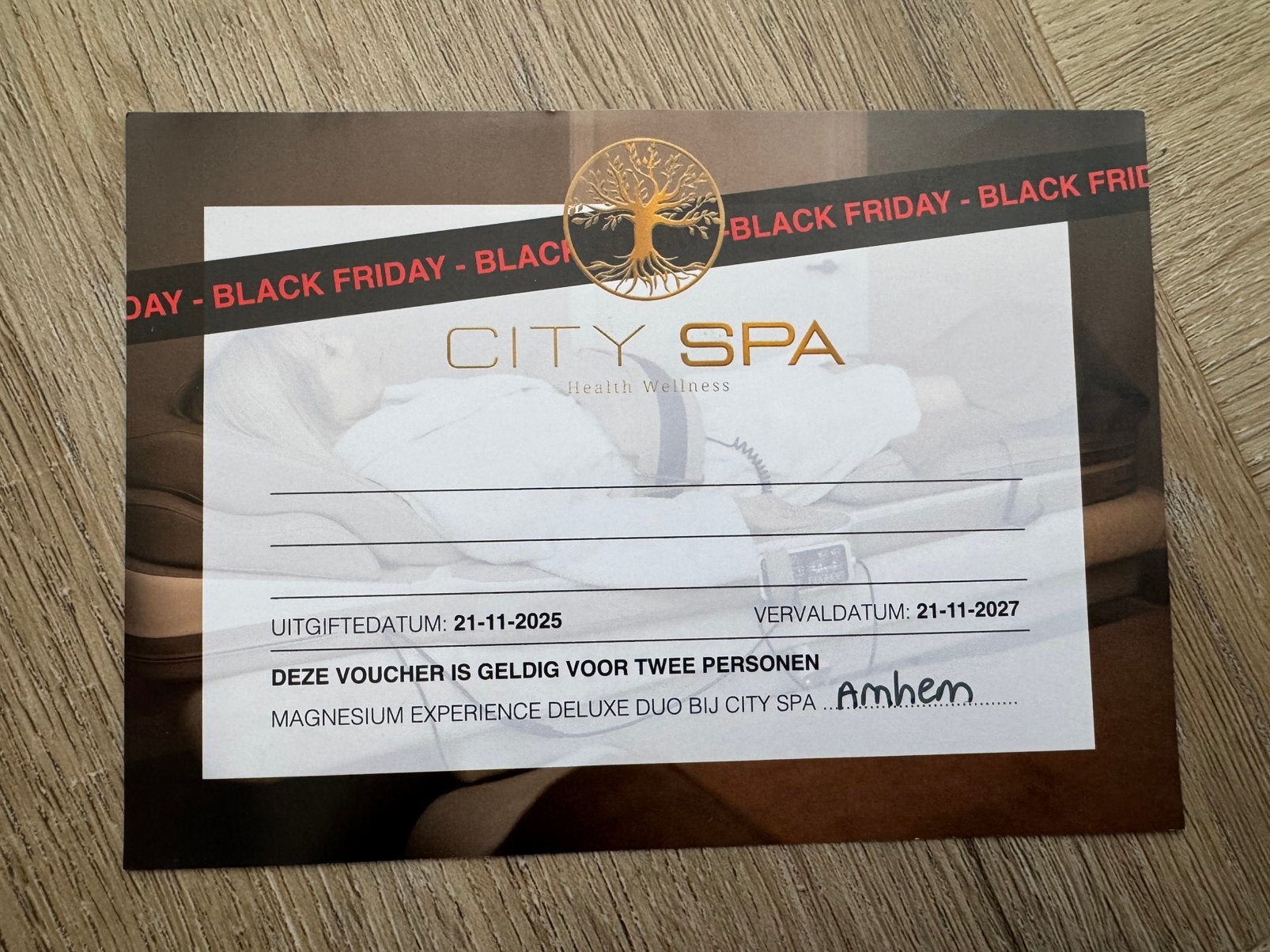 Cadeaubon Magnesium Experience Deluxe voor 2 personen, Twee personen, Cadeaubon, Arrangement, Spa of Sauna