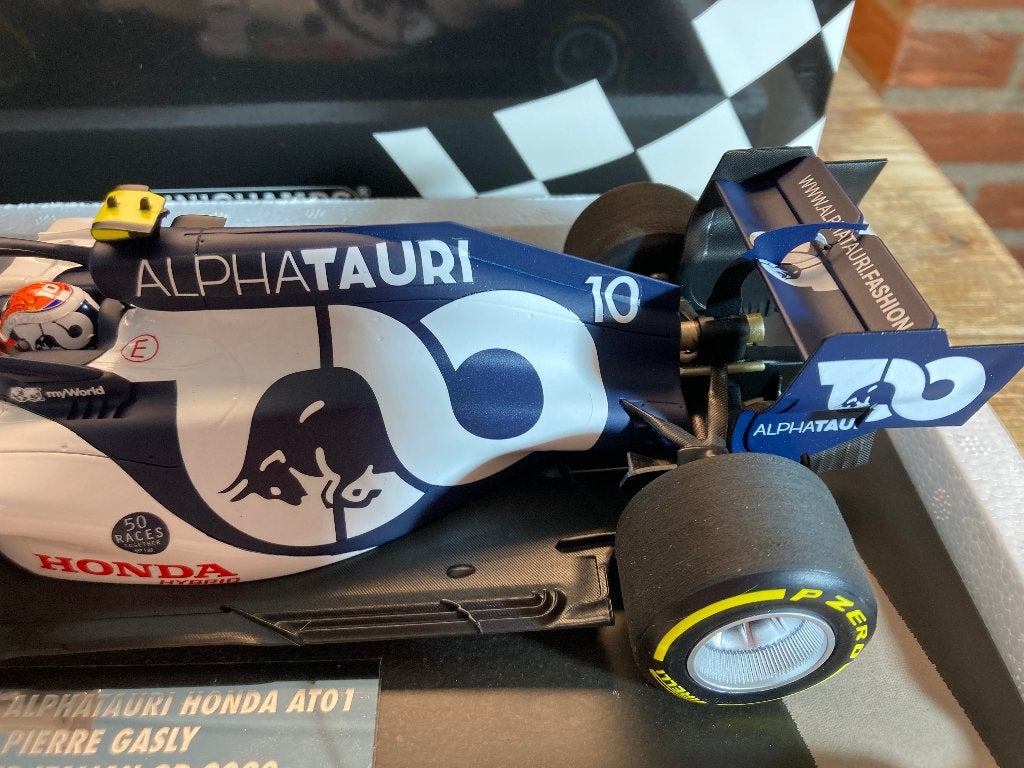 ✅ Pierre Gasly 1:18 Winner Italian GP 2020 Minichamps 800pcs, Ophalen of Verzenden, Nieuw, Formule 1