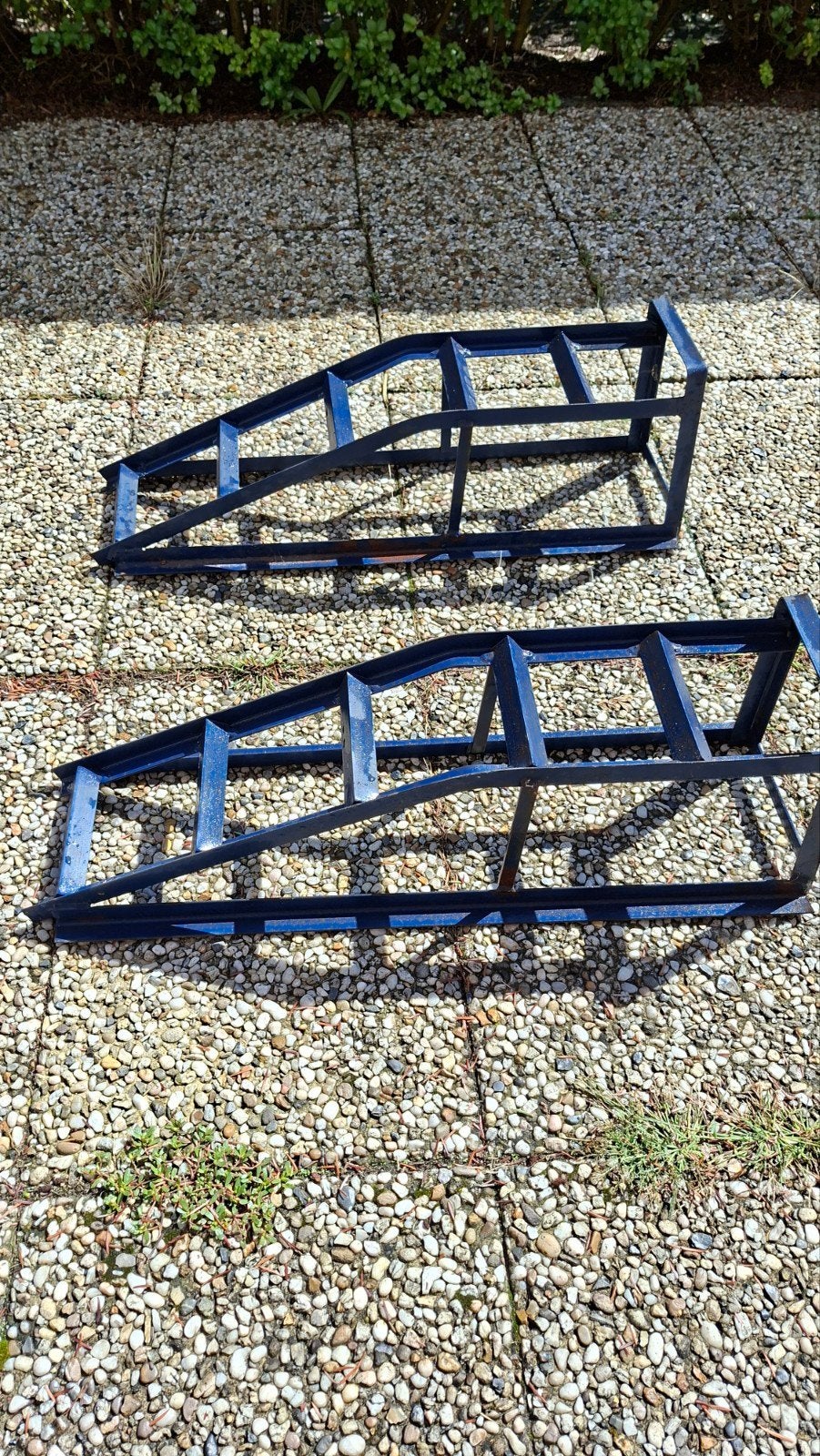 Oprijbokken voor auto, Auto diversen, Ophalen, Gebruikt, Manueel, Garagekrik