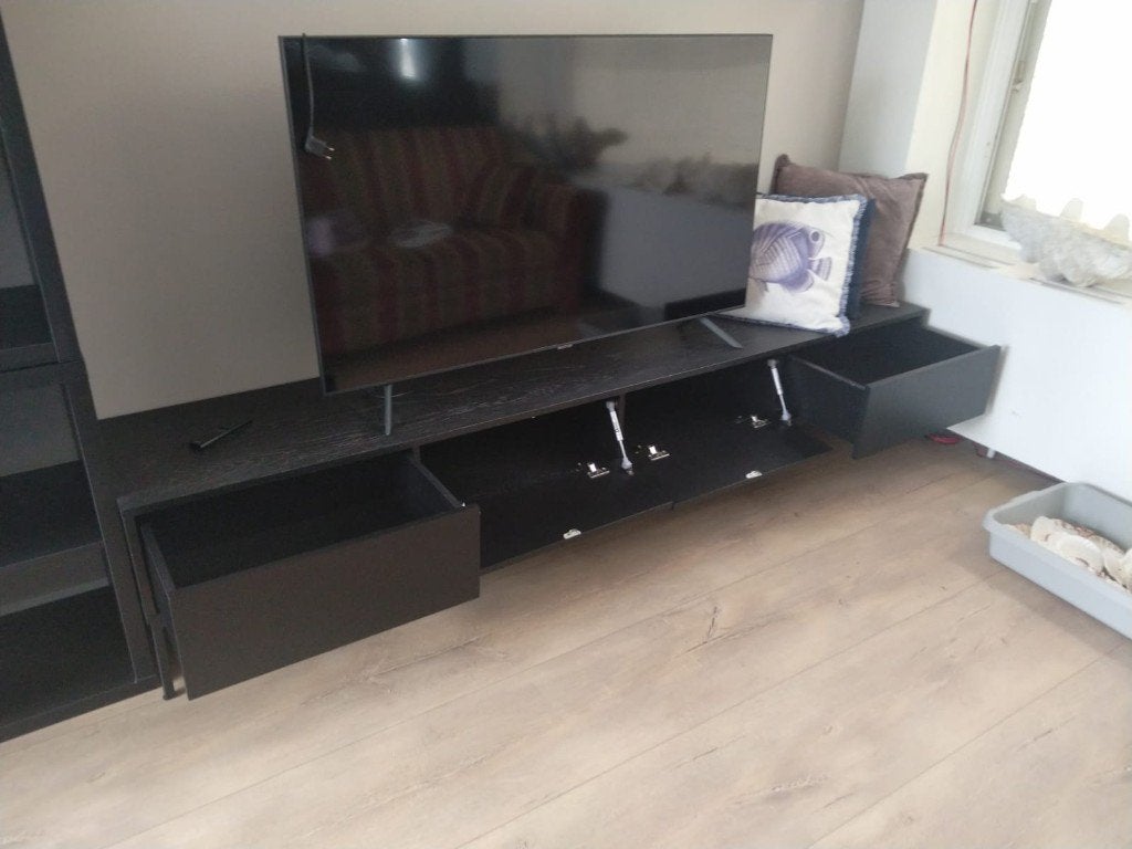 Tv kast 240 cm lang, Ophalen, Gebruikt, 200 cm of meer, Minder dan 100 cm