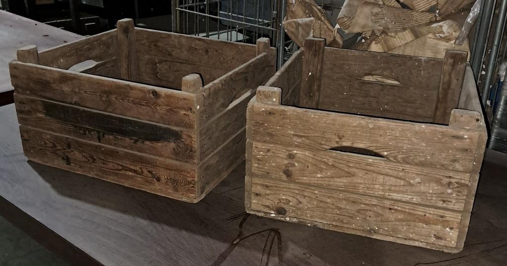 Kist kisten oude gaaskisten decoratie, Ophalen