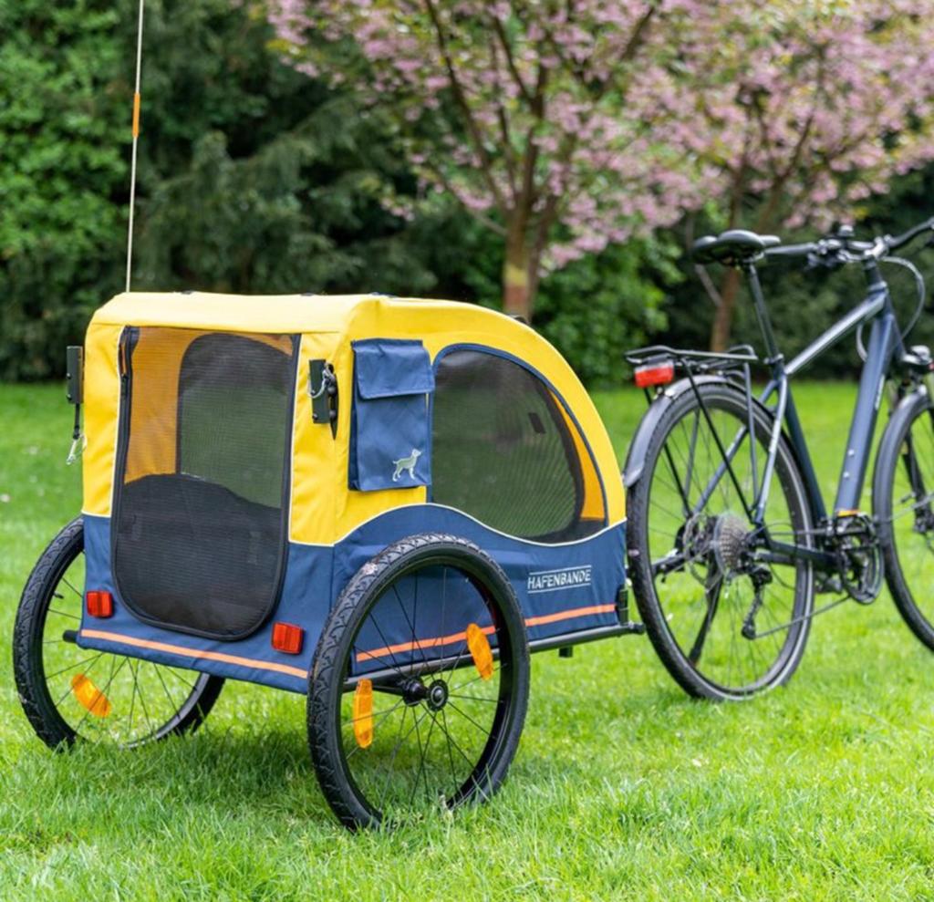 Honden Fietskar HAFENBANDE Cabby L incl. Koppeling, Ophalen, Zo goed als nieuw, 1 kind
