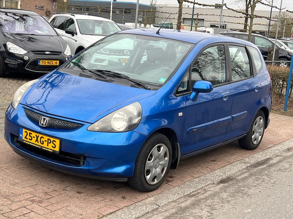 Honda Jazz 1.2 Cool *Airco=Koud, Auto's, Voorwielaandrijving, 450 kg, 4 cilinders, Blauw