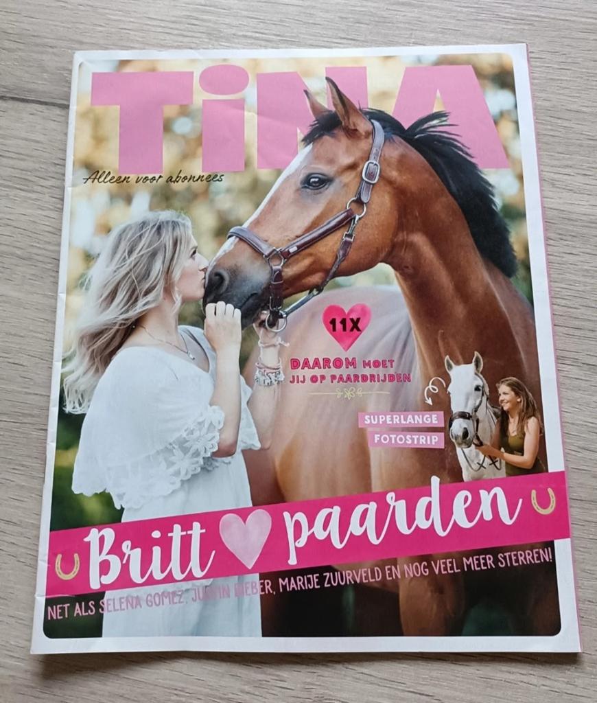 Tina tijdschrift met gebruikerssporen, Verzenden, Gelezen, Damesbladen