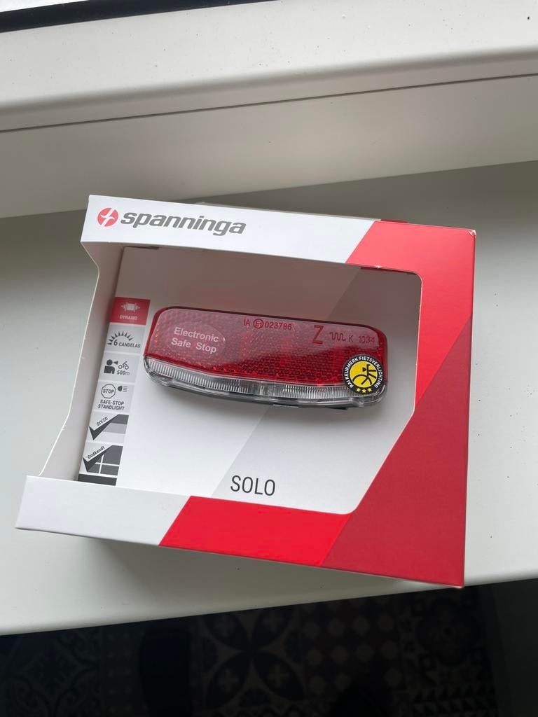 Spanninga fietsverlichting (XDvS) voor dynamo, Fietsen en Brommers, Fietsaccessoires | Fietsverlichting, Ophalen of Verzenden