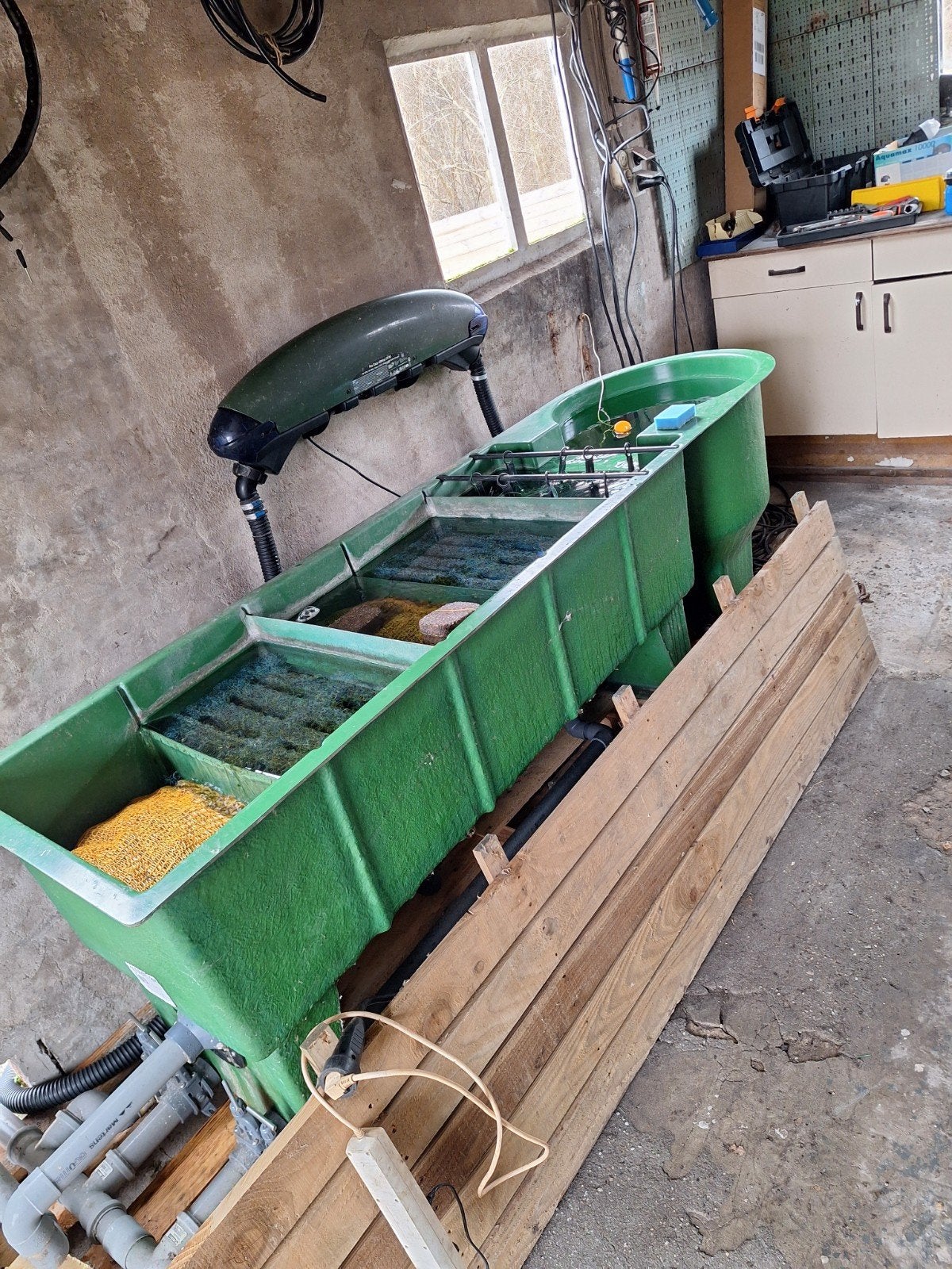 5 kamerfilter met fortex, Ophalen, Vijverfilter