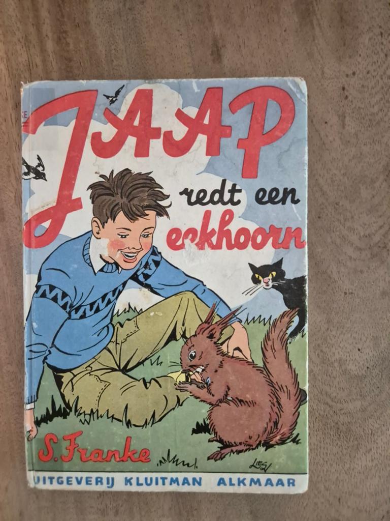 Jaap redt een eekhoorn - S. Franke (Vintage Kinderboek), Boeken, Kinderboeken | Jeugd | onder 10 jaar, Ophalen of Verzenden, Gelezen