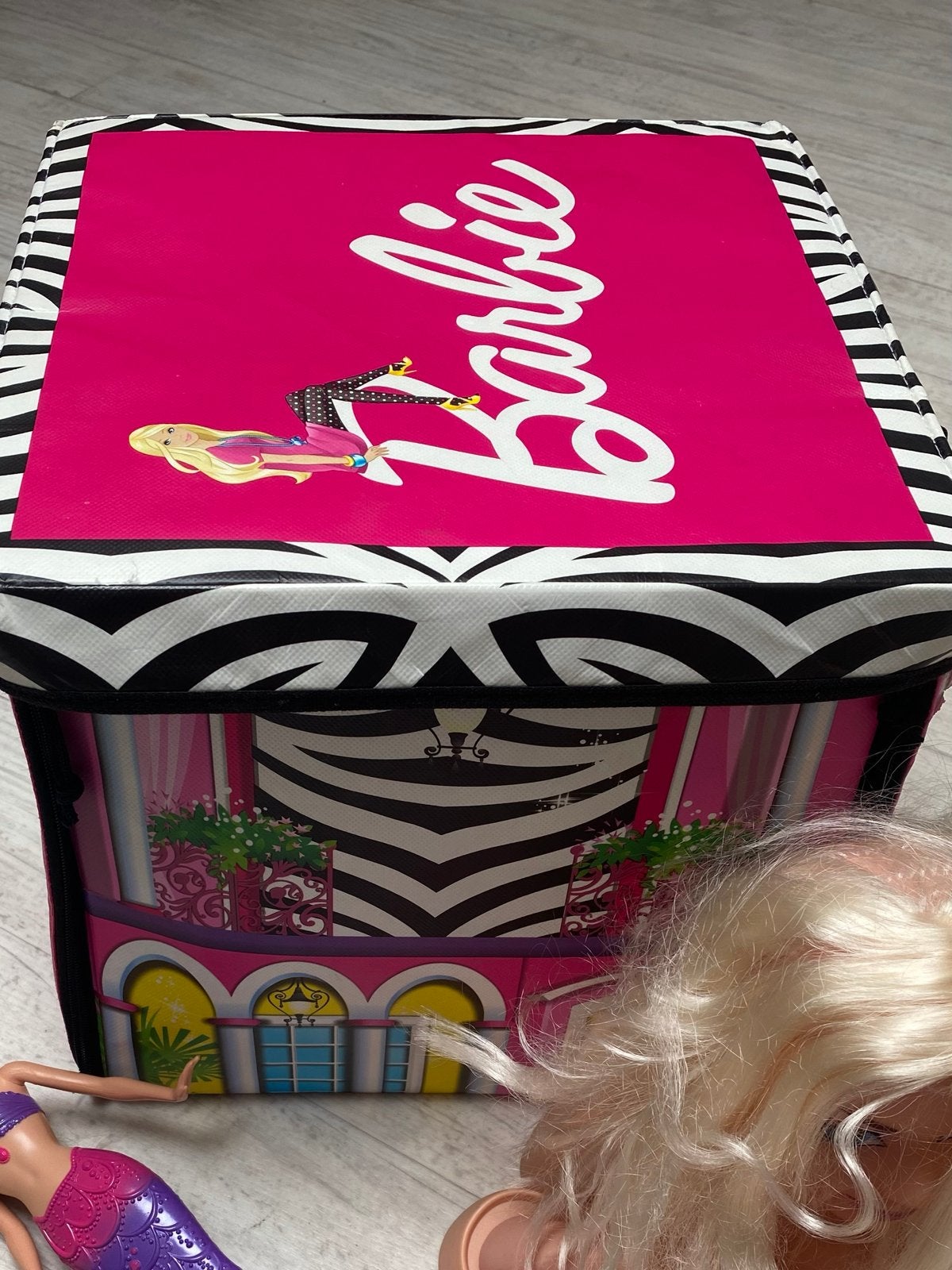 Opvouwbare Barbie Opbergdoos - Ideaal voor Speelgoed