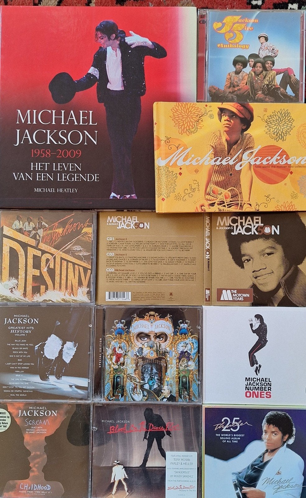 Michael Jackson CD Collectie + Boeken - Diverse Albums, Boxset, Pop, Inclusief boekje, Ophalen of Verzenden