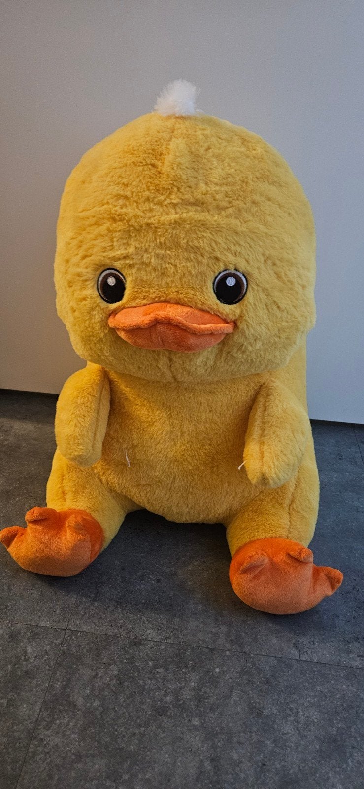 Grote knuffel eend, Kinderen en Baby's, Speelgoed | Knuffels en Pluche, Overige merken, Nieuw, Ophalen of Verzenden, Middelgroot (20 tot 80 cm)