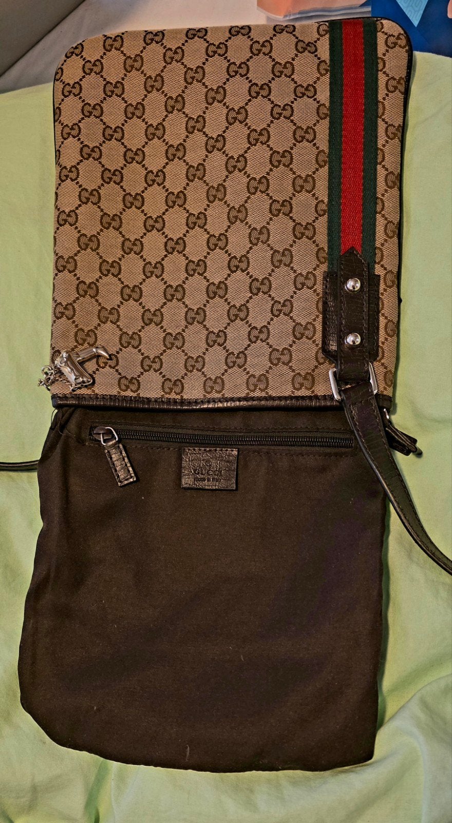 Gucci GG canvas crossbodytas, Sieraden, Tassen en Uiterlijk, Ophalen of Verzenden, Zo goed als nieuw, Beige