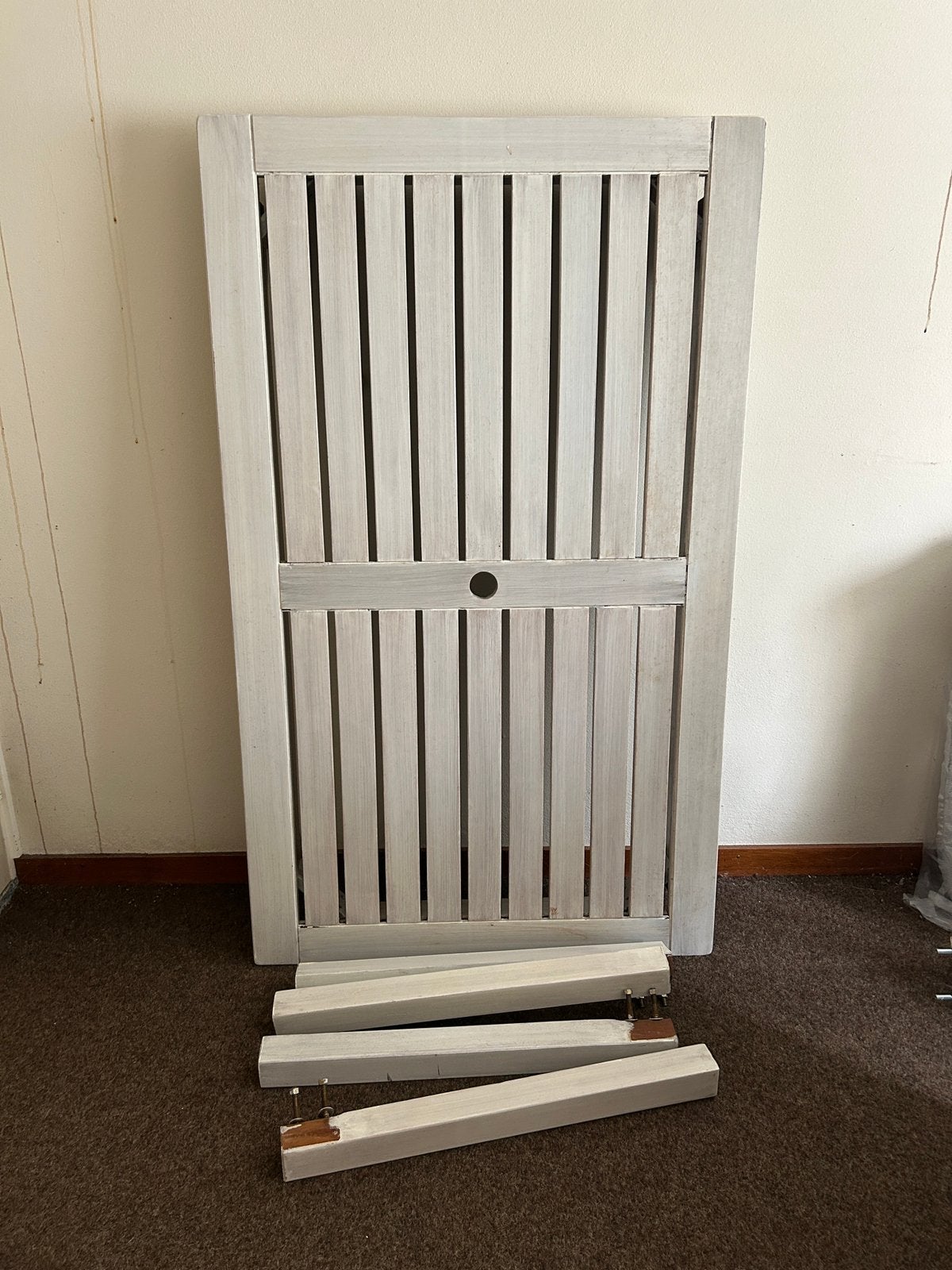Houten tuintafel 90 x breed x 150 cm lang x 70 cm hoog, Ophalen of Verzenden, Gebruikt, Rechthoekig, Hout