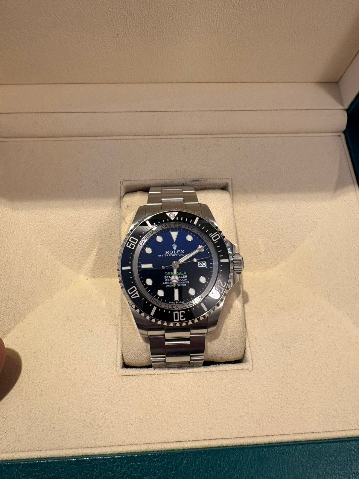 Rolex Sea- Dweller Deepsea, Ophalen, Staal, Polshorloge, Zo goed als nieuw