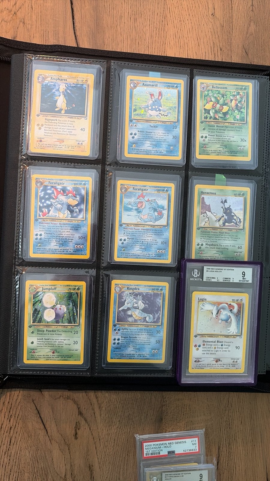 Full neo genesis set 1st mint, Ophalen of Verzenden, Zo goed als nieuw