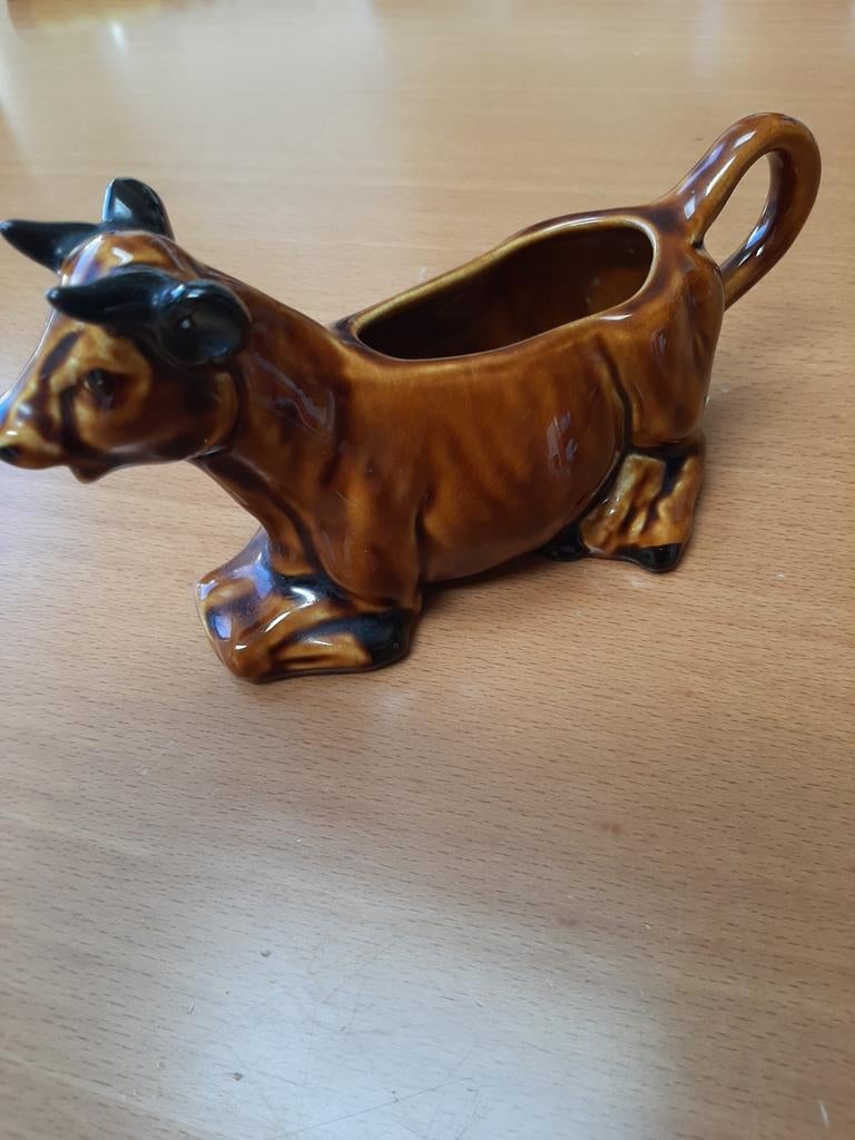 Koe melkkan handmade szeiler Engeland, Ophalen of Verzenden, Keramiek, Overige stijlen, Overige typen