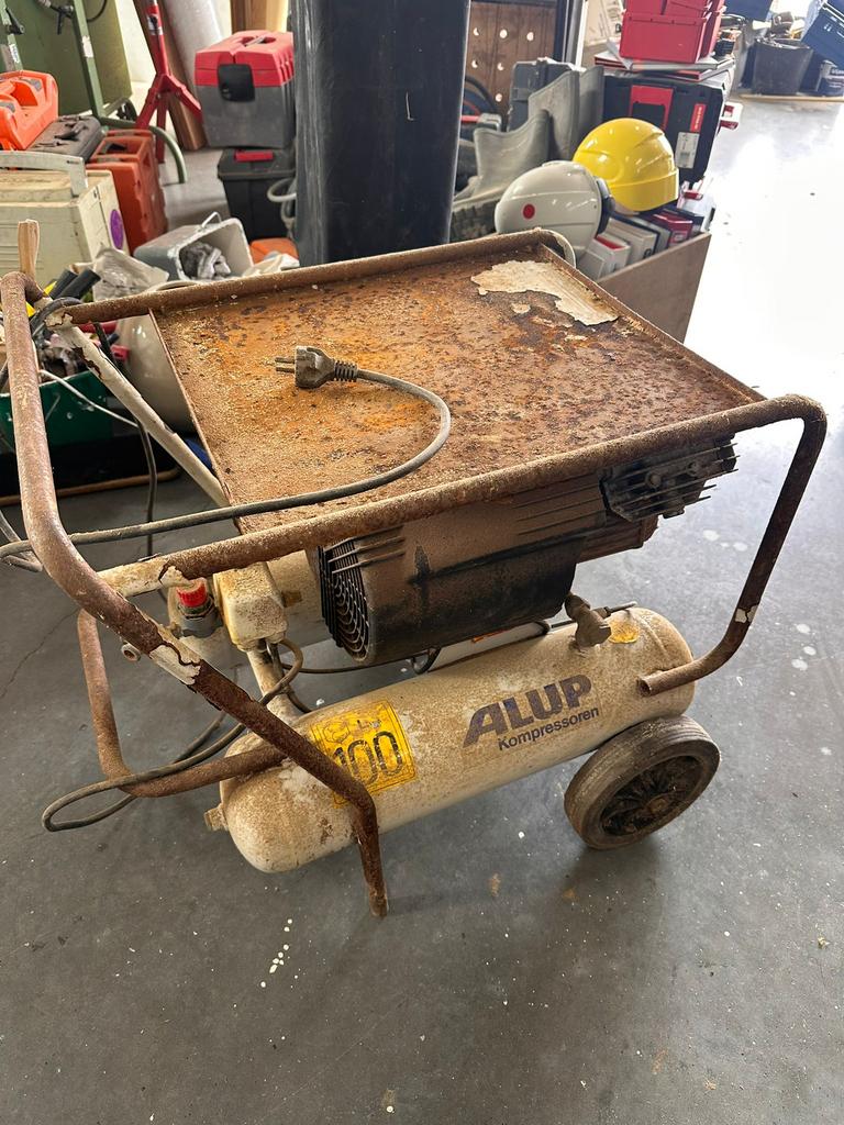 Compressor Alup, Doe-het-zelf en Verbouw, Compressors, Minder dan 25 liter, Ophalen, Gebruikt, Minder dan 200 liter/min