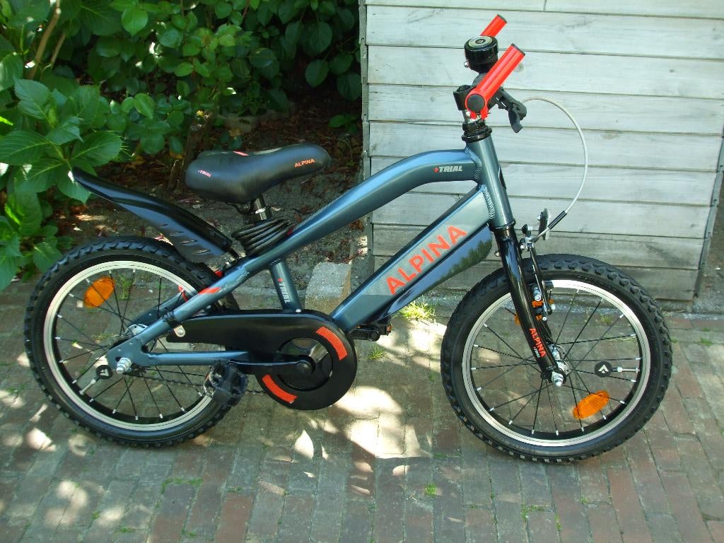 NIEUW STAAT ALPINA TRAIL 16 INCH, Ophalen, Terugtraprem, Zijwieltjes, 16 tot 20 inch