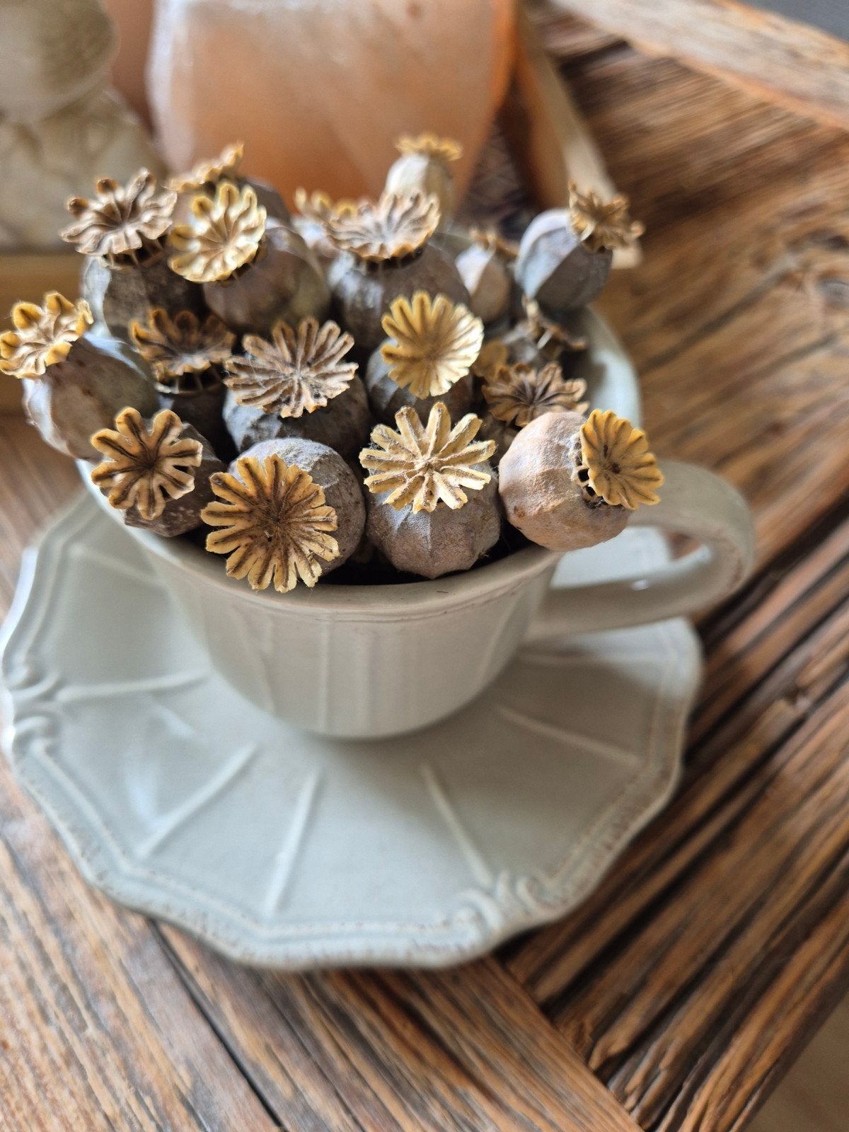 30 gedroogde papaverbollen voor decoratie, Huis en Inrichting, Ophalen of Verzenden, Nieuw