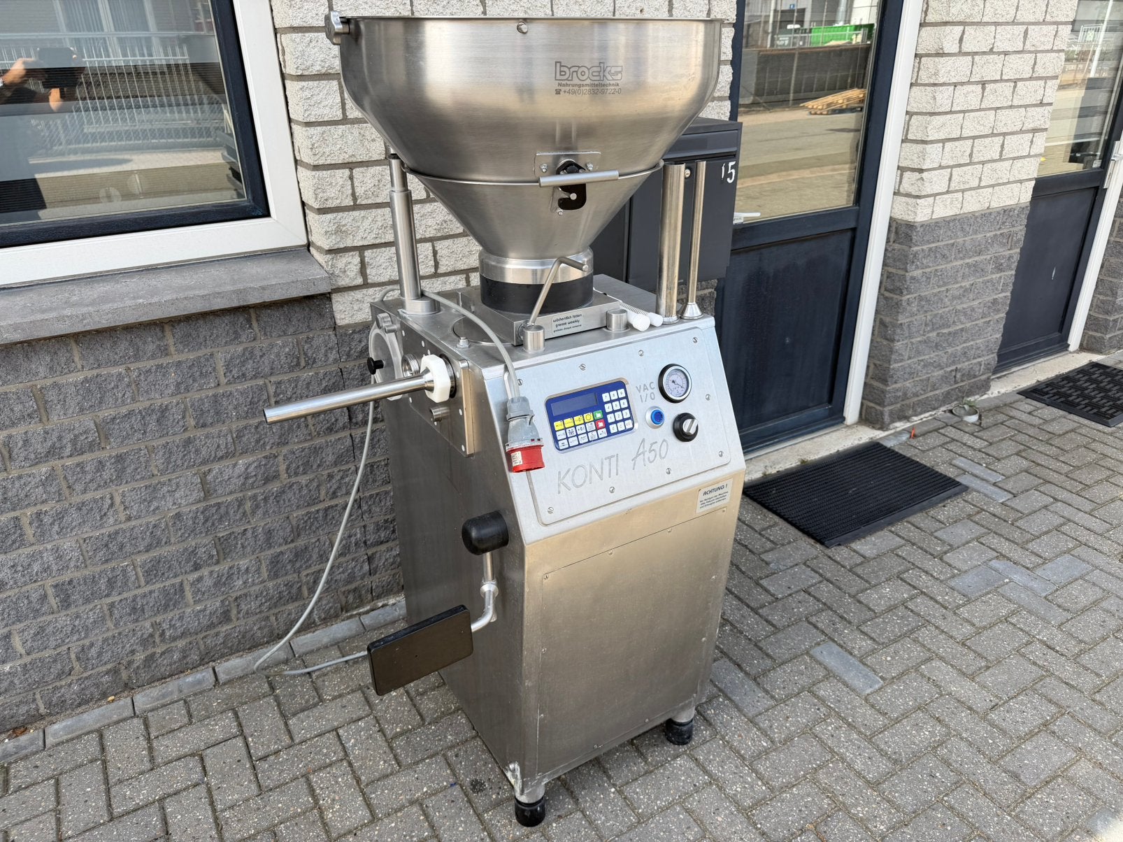 Frey konti A50 vacuumvuller lintzaag gehaktmolend slagerij