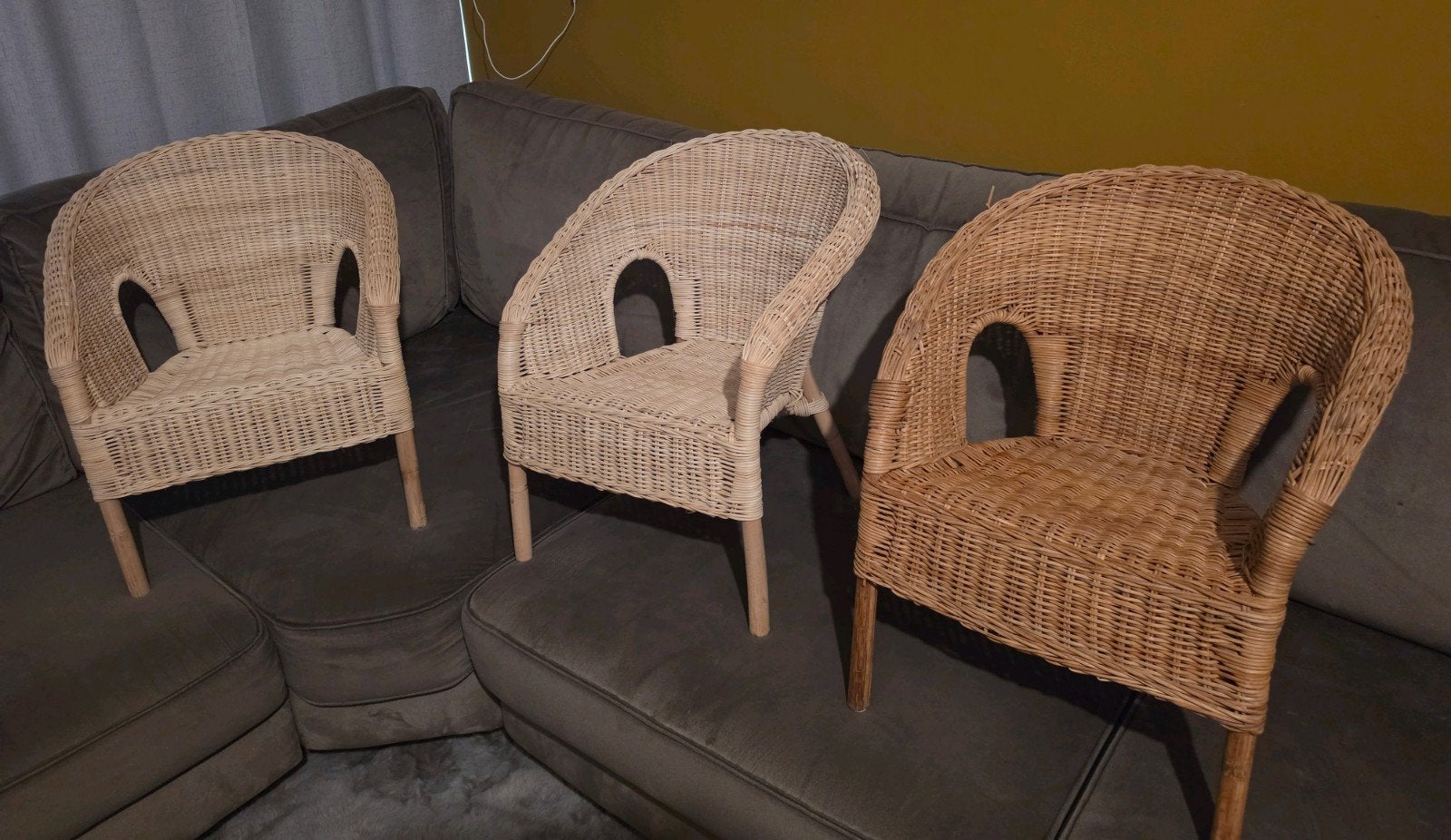 Rotan kinderstoelen, Huis en Inrichting, Complete inboedels, Ophalen of Verzenden