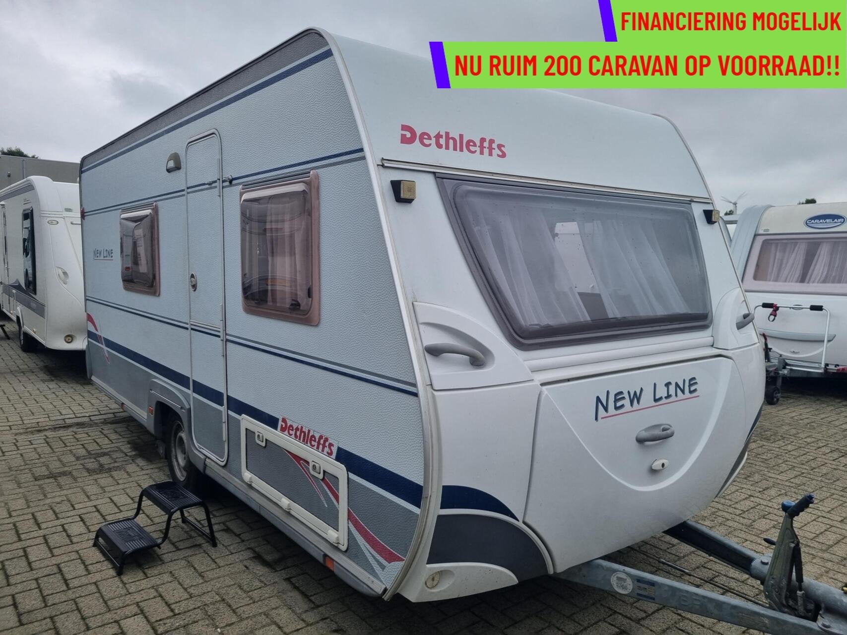 Dethleffs New line 490 tk STAPELBED + MOVER + VOORTENT, Caravans en Kamperen, Mover, Rondzit, Bedrijf, Tot en met 5