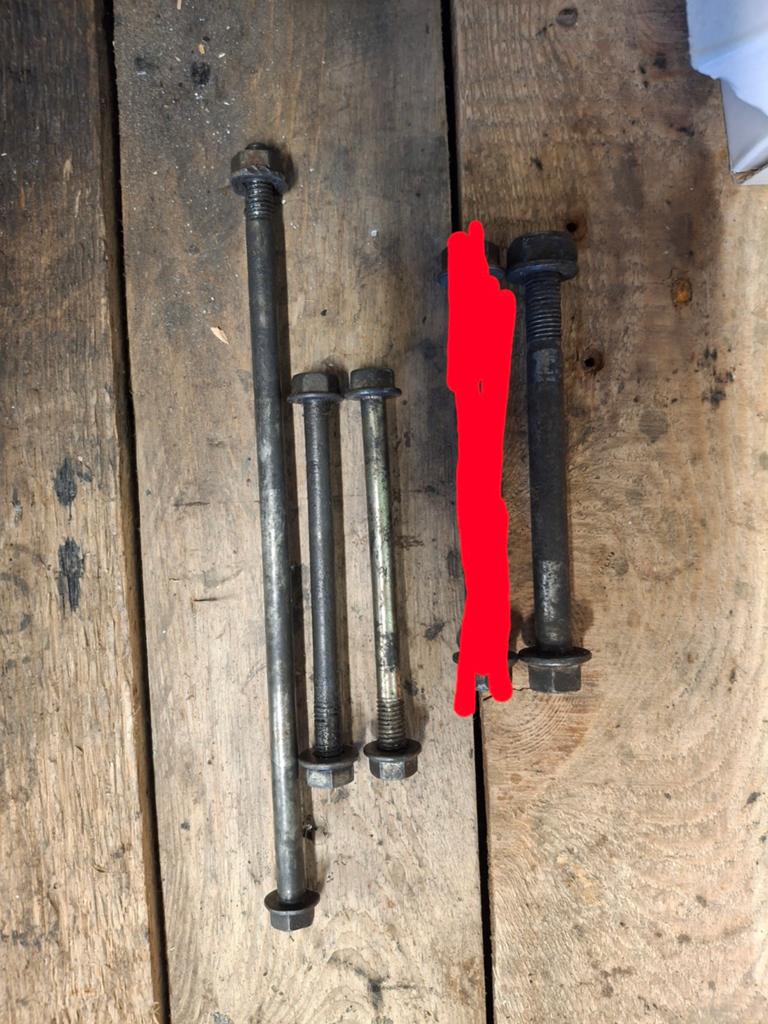 Honda mtx blokbouten, Ophalen of Verzenden, Gebruikt, Blok, Overige merken
