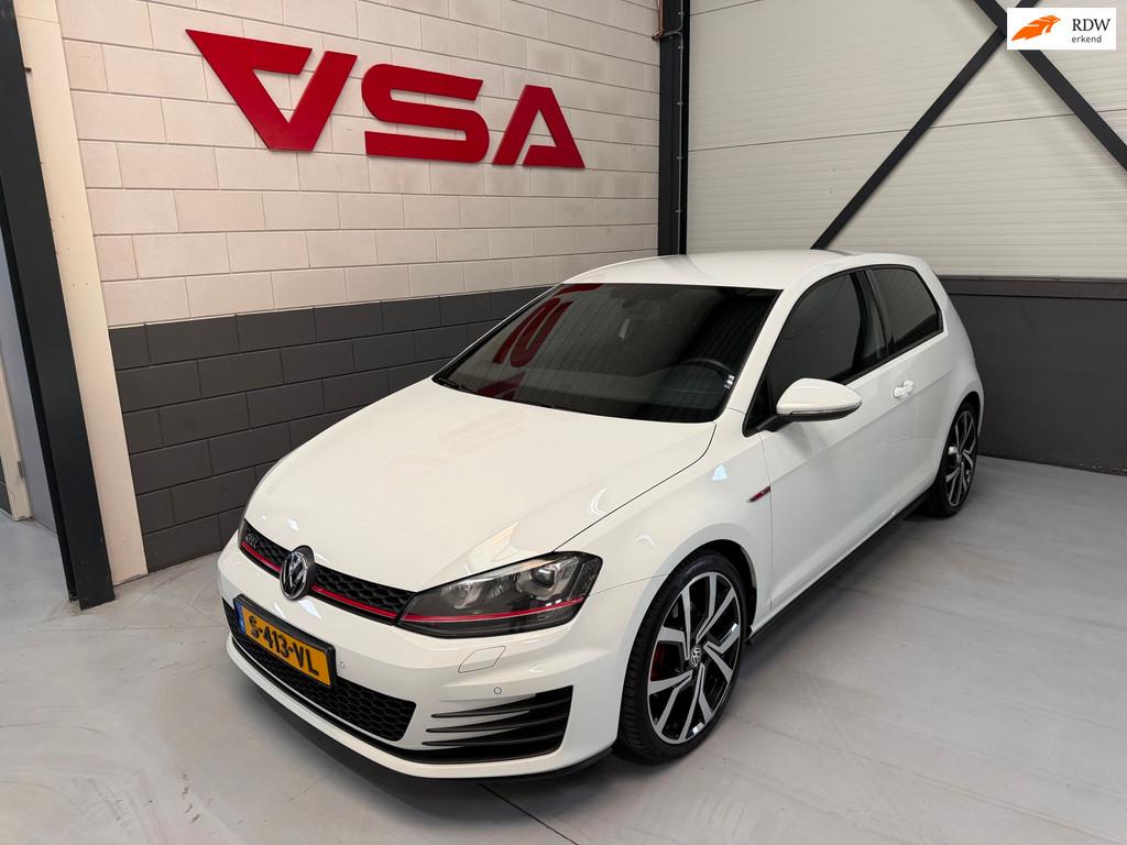Volkswagen Golf 2.0 TSI GTI|DSG|PDC|NAVI|Cruise|Flippers|Afl, Stof, Gebruikt, 4 cilinders, 1984 cc
