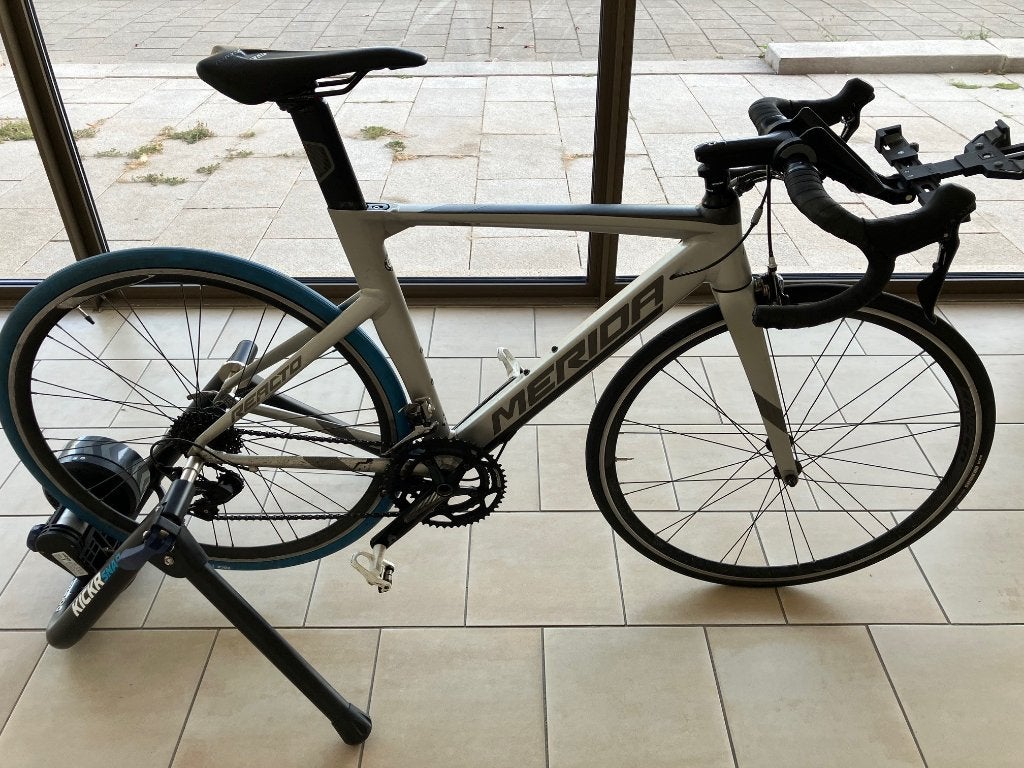 Merida Reacto 400 racefiets met Wahoo indoor smart trainer, Overige merken, Gebruikt, Aluminium, Ophalen of Verzenden