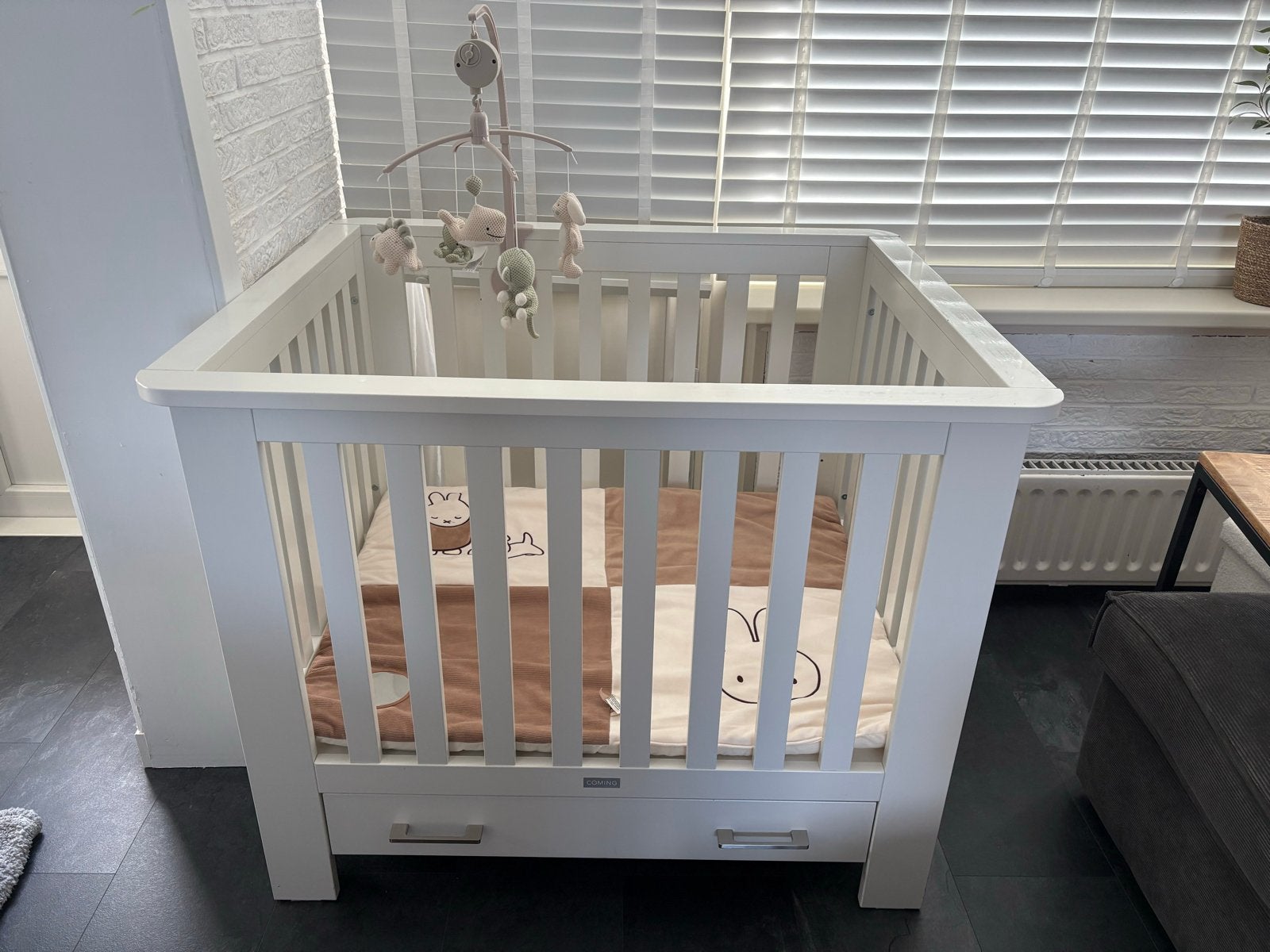 Witte box met lade, Ophalen, Gebruikt, Lade