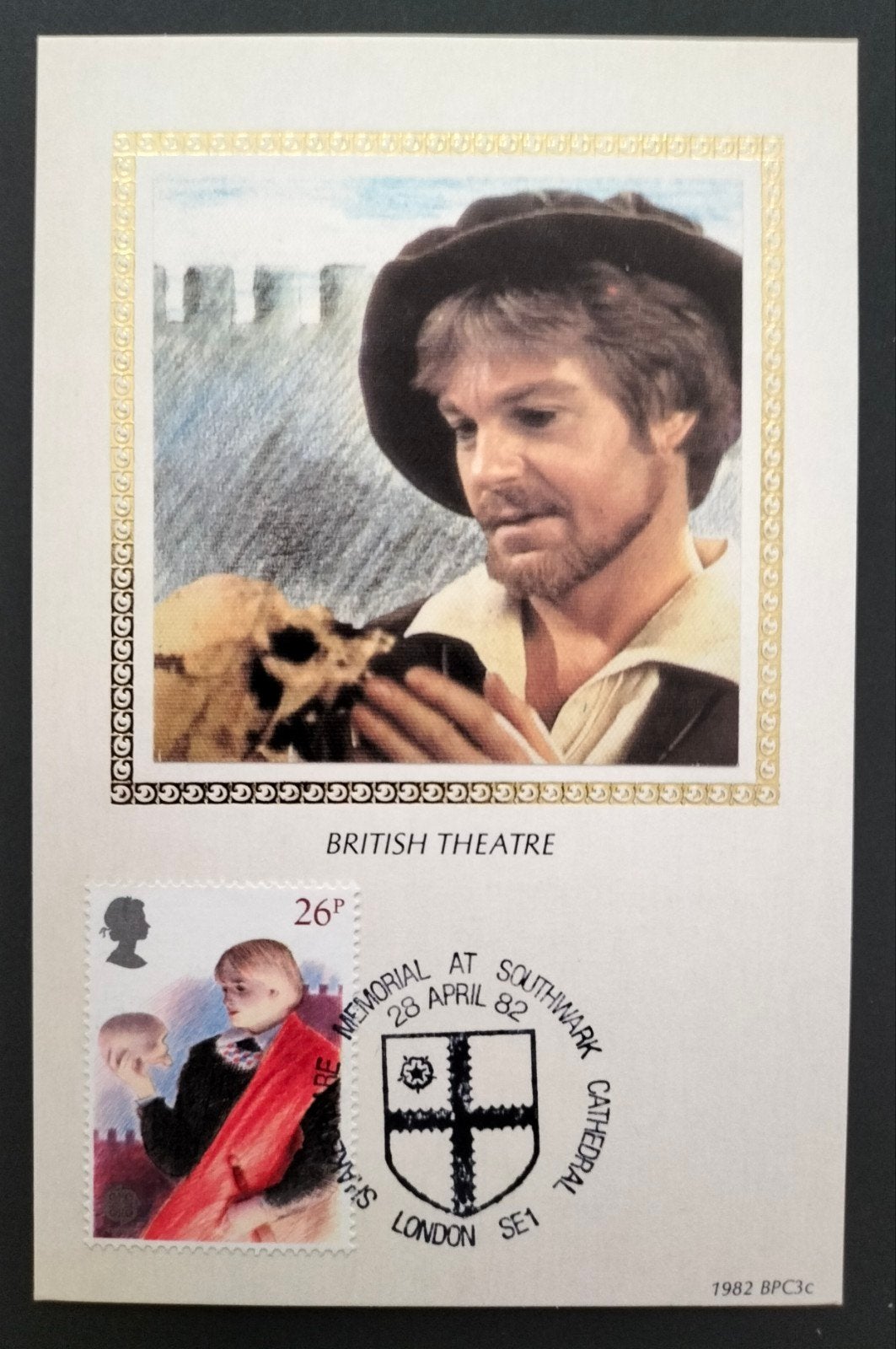UK Groot Brittanië 1982 Shakespeare Hamlet max. kaart., Verzenden, Gestempeld