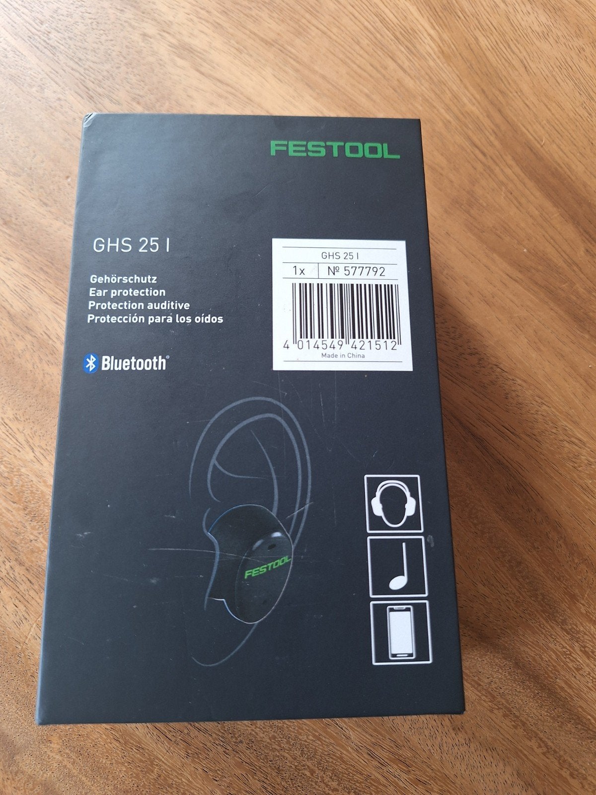 Festool GHS 25 I Gehoorbescherming (Bluetooth), Ophalen of Verzenden, Bluetooth, Nieuw