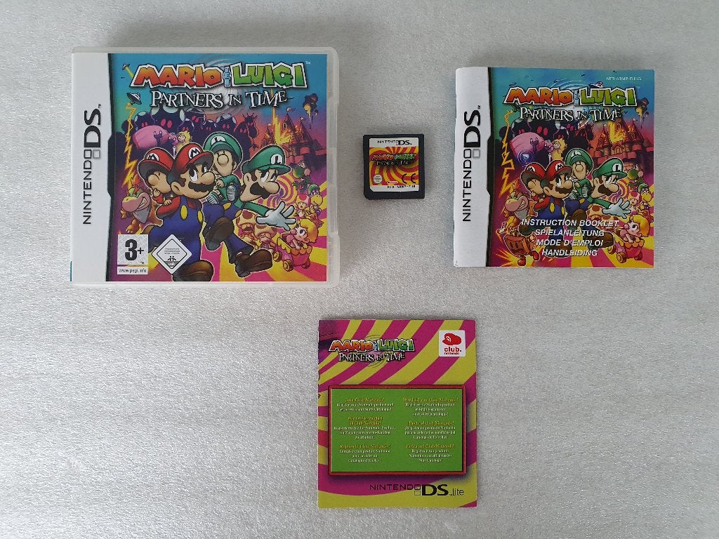 Nintendo DS: Mario & Luigi - Partners in Time, Spelcomputers en Games, Avontuur en Actie, Gebruikt, 1 speler, Ophalen of Verzenden