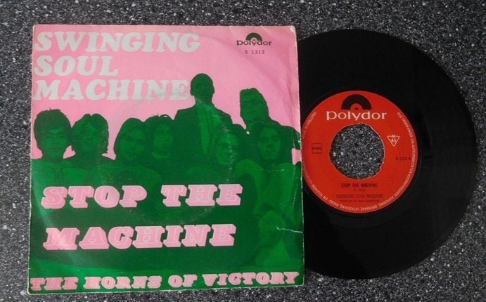 Swinging Soul Machine - stop the machine (vanaf € 2,00), Cd's en Dvd's, Ophalen of Verzenden, Zo goed als nieuw, 7 inch, Pop