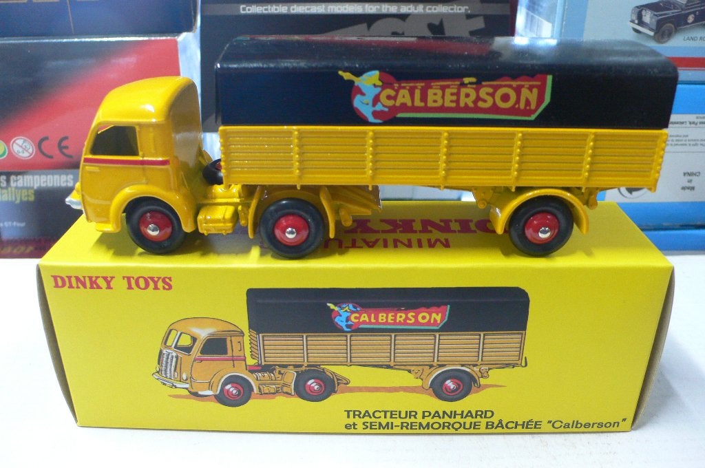 panhard trekker/oplegger CALBERSON-dinky toys france/atlas-, Hobby en Vrije tijd, Verzenden, Nieuw, Bus of Vrachtwagen, Dinky Toys