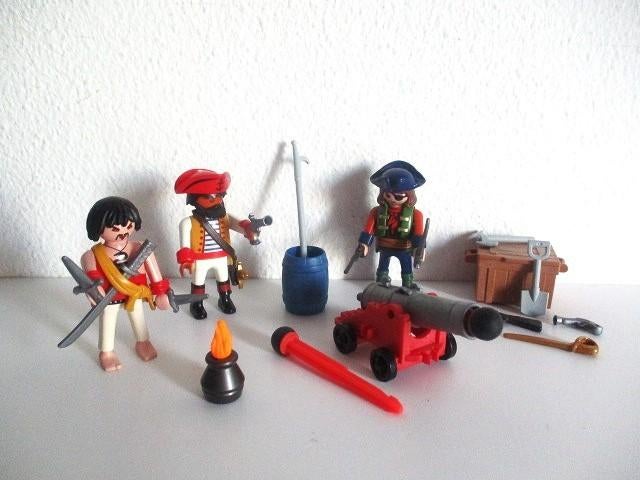 playmobil piratenbende met wapenarsenaal 5136, Ophalen of Verzenden, Zo goed als nieuw, Complete set