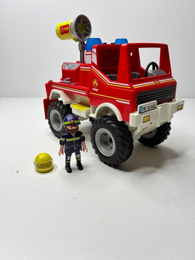 Playmobil Brandweerwagen 9466 met Licht & Geluid, Kinderen en Baby's, Speelgoed | Playmobil, Ophalen of Verzenden, Zo goed als nieuw