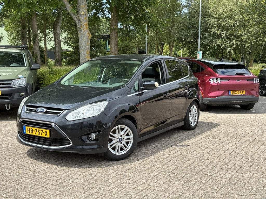 Ford C-Max 1.6 EcoBoost Titanium, Auto's, Stof, Gebruikt, 4 cilinders, Zwart