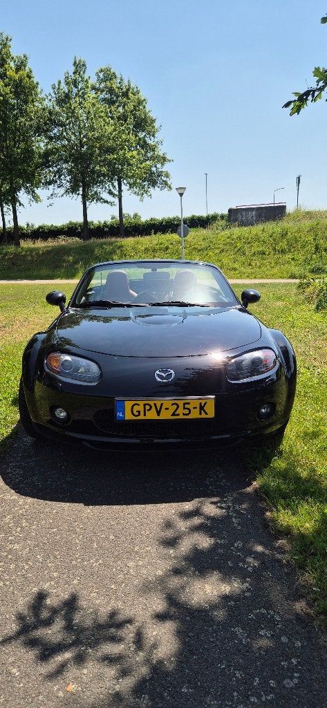 Mazda MX-5 NC 2.0 Hardtop,2007 Zwart Roadster Coupe Sportive, Auto's, Achterwielaandrijving, 4 cilinders, Cabriolet, 160 pk
